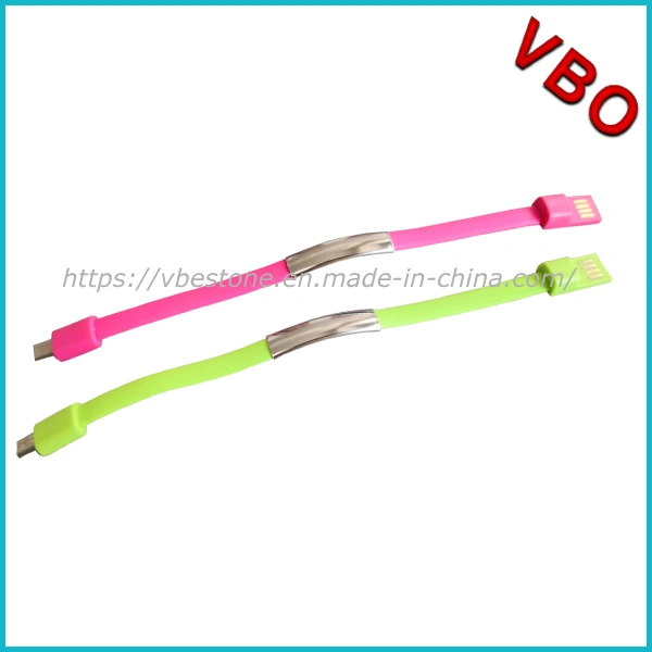 Bracelet Wrist Band USB Charger Charging Data Sync Cable for Android Micro USB and iPhone