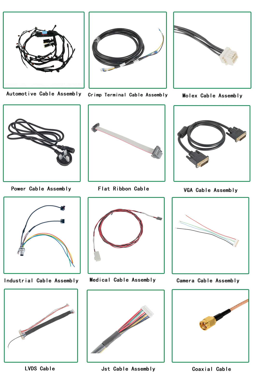 Metal Terminal Wire Harness Assembly Customized by Customers