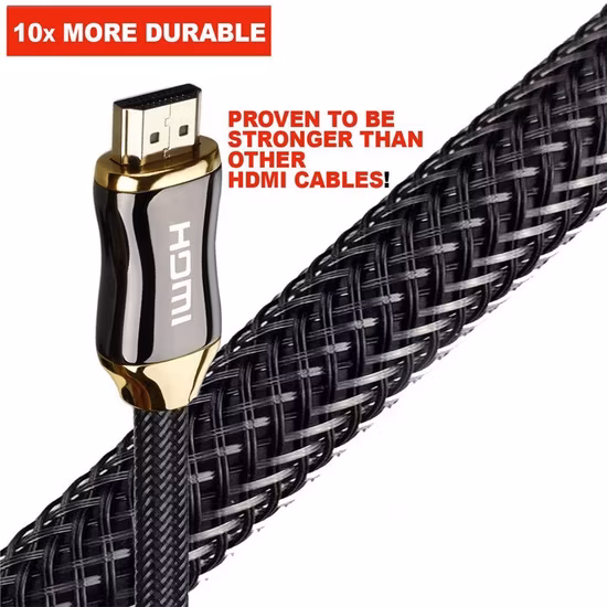 Factory Hot Sale Fiber Optic HDMI Cable 4K/8K 60Hz High Speed Hdr HDMI Male to Male for HD TV Projector Monitor 10m 15m 20m